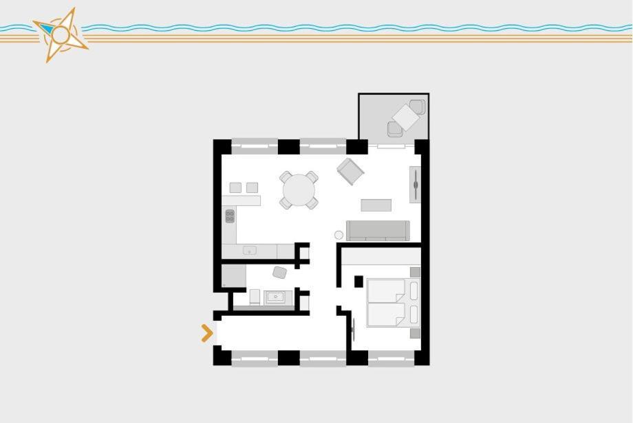Duenenresidenz Prora - Ferienwohnung Mit Meerblick, 1 Schlafzimmer Und Balkon Np-322 Binz Luaran gambar